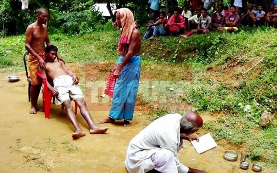 Not pushing of anti venom serum made the youth to die at Kamalpur: Family members and Rationalists blamed the reluctance of doctor Not pushing of anti venom serum made the youth to die at Kamalpur: Family members and Rationalists blamed the reluctance of doctor